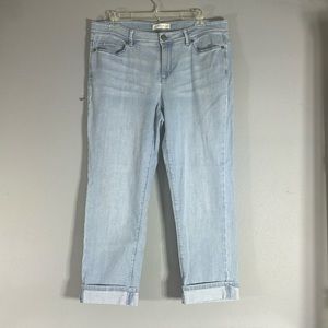 J.Jill Denim Cropped Pants Women’s Size 10